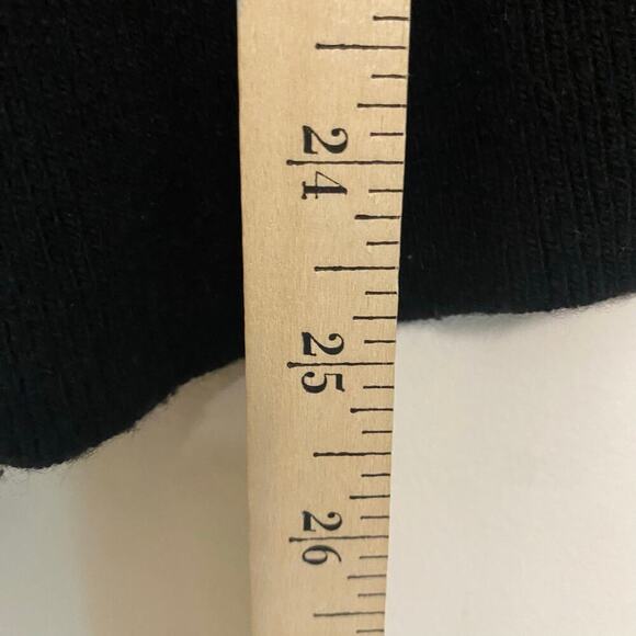 Women's Banana Republic Black Sweater Italian Merino Wool Blend Classic Small - Picture 13 of 15